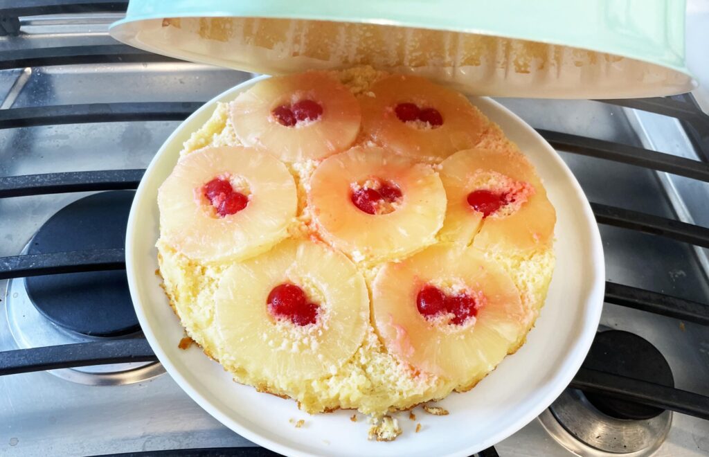 Pineapple upside down cake recipe adventuregirl.com